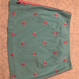 Lilly embroidered bee skirt