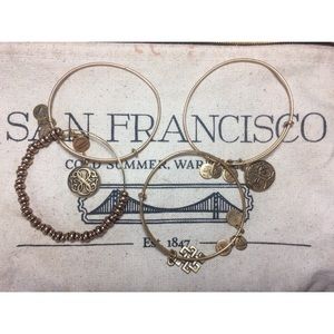 Alex & Ani Gold Bracelets