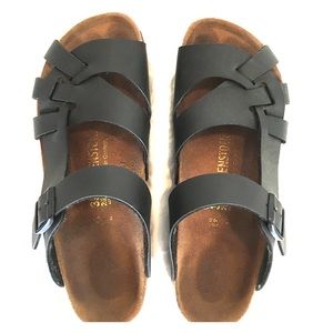 Birkenstock Pisa black leather