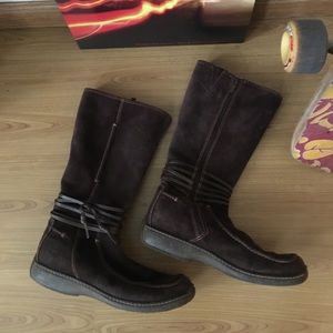 Brown Waterproof Leather Timberland Boots Size 8