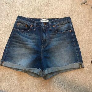 Madewell denim high waisted shorts!! NEVER WORN
