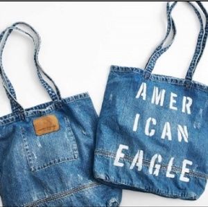 NWT American Eagle Jean Tote Bag