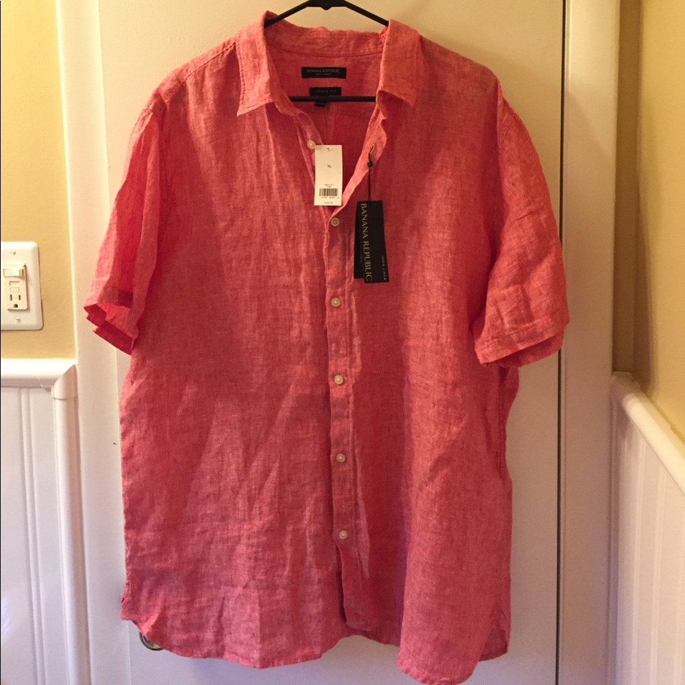 NWT Banana Republic Men's Linen shirt