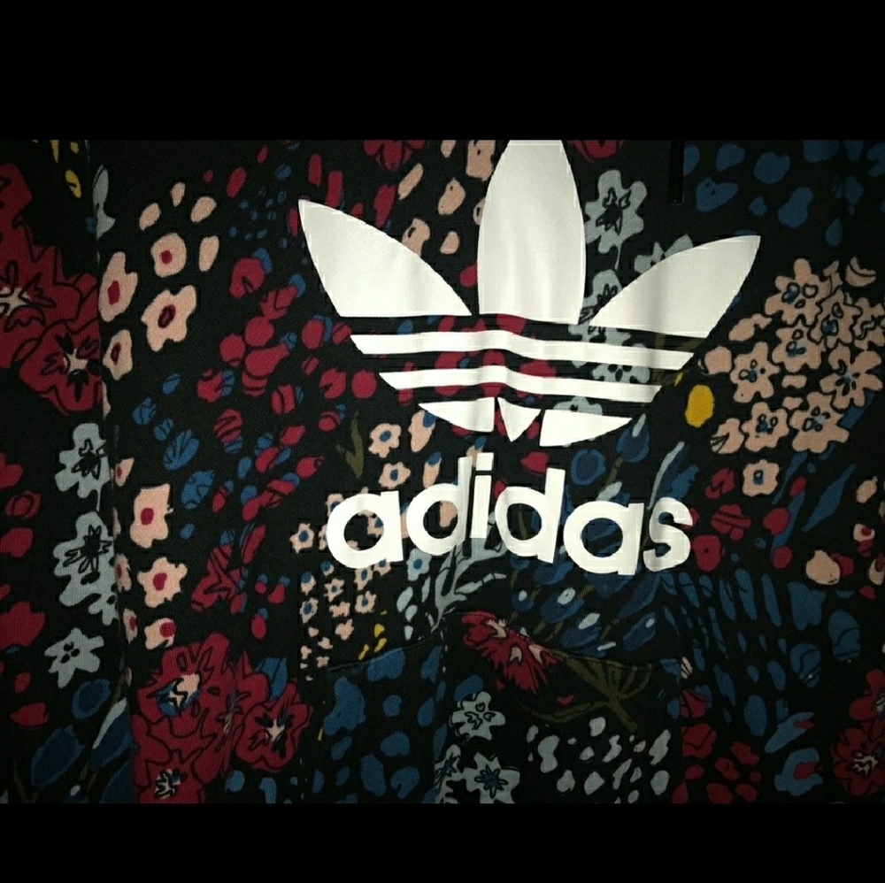 Rare Floral Boho Adidas Hoodie