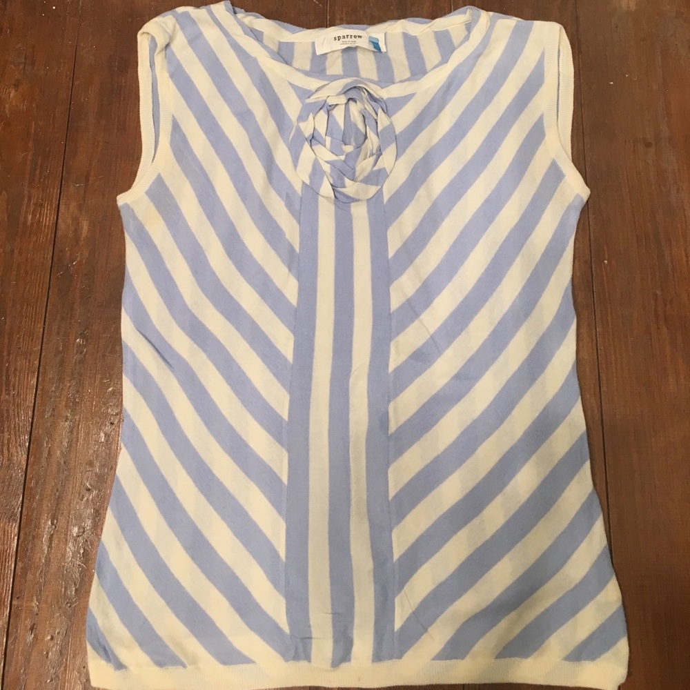Anthropologie short sleeve sweater, L