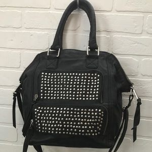 Andrew Marc Studded Leather Hobo