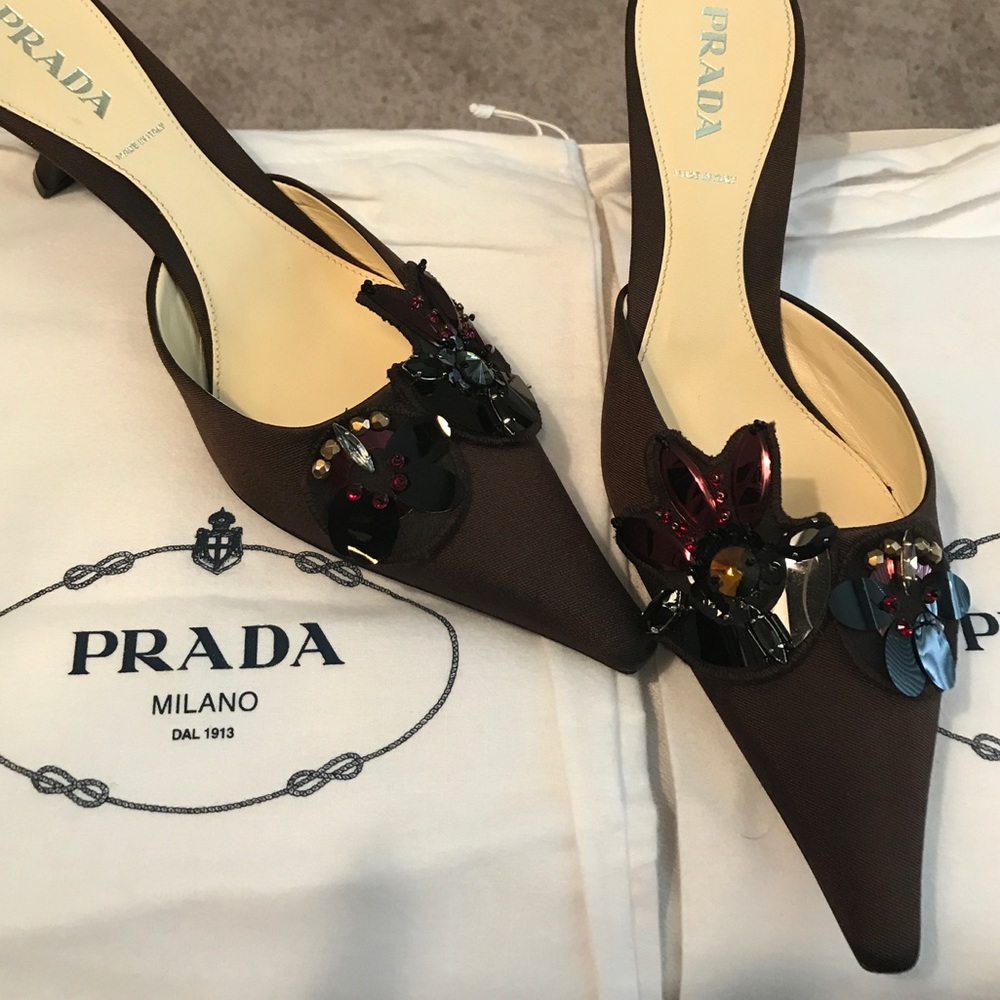 Brand New in Box Prada Heels Size 8