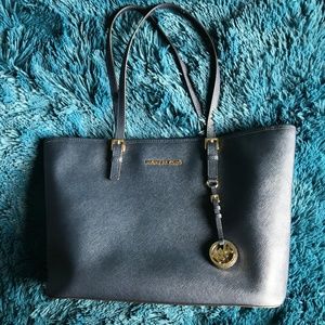 MK Navy Tote