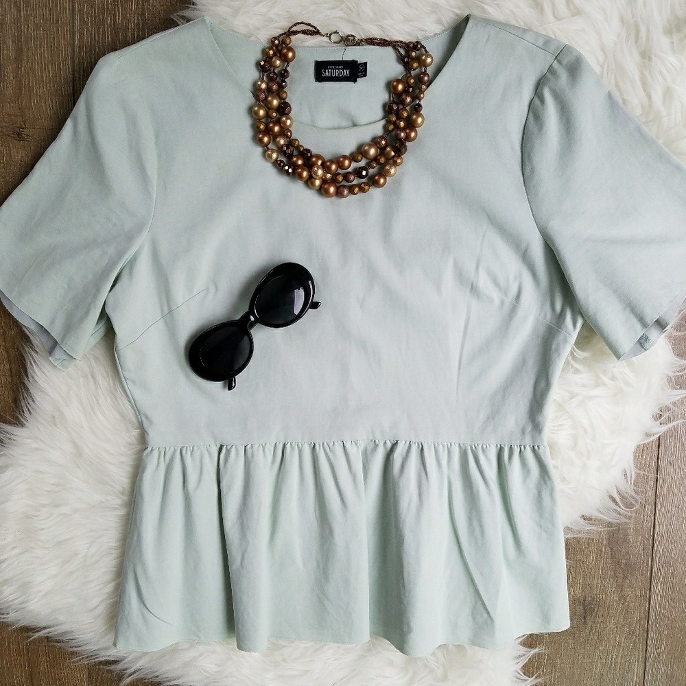 Kate Spade Saturday Peplum Top