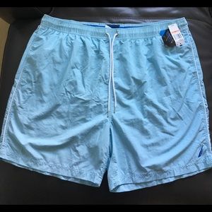 Nautical swimming trunks