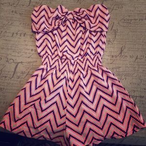 Boutique Chevron Romper