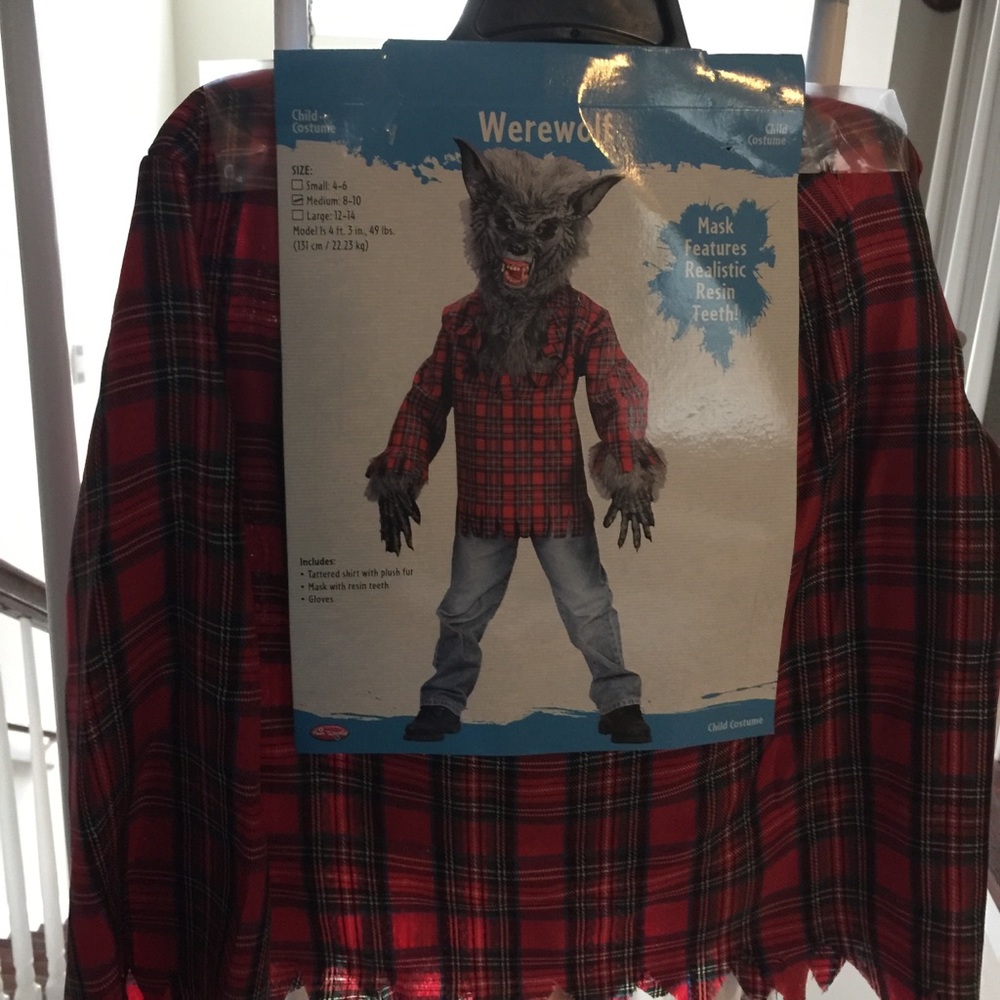 Kids werewolf costume