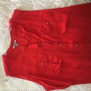 Red Roz&Ali flowy blouse