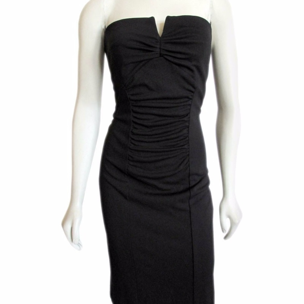 Nicole Miller Strapless Little Black Dress
