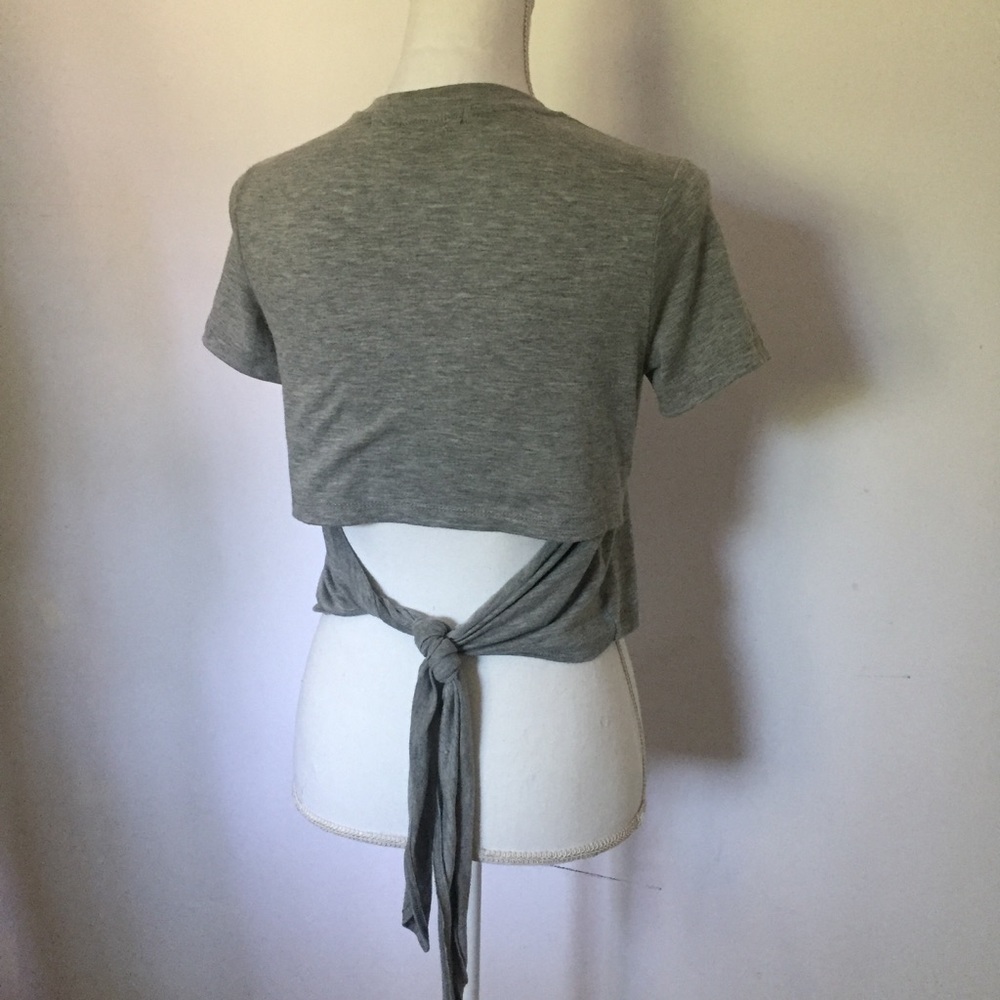 Forever 21 Contemporary Tee w/ Tie Back - Picture 2 of 3