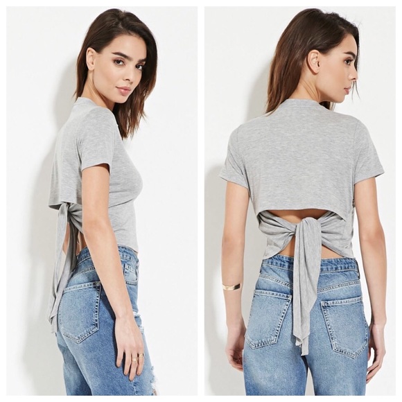Forever 21 Tops - Forever 21 Contemporary Tee w/ Tie Back