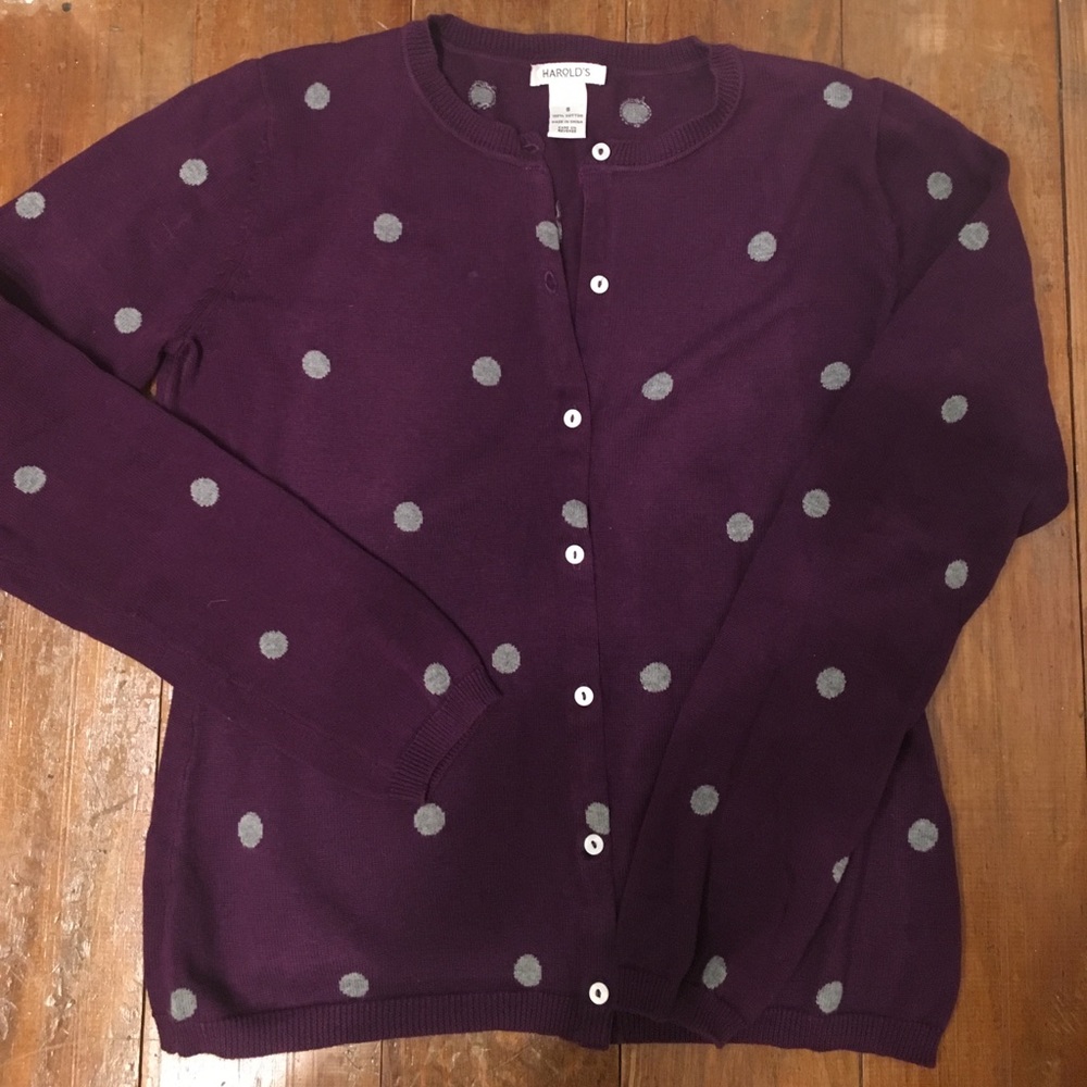 Polka Dot cardigan, 8