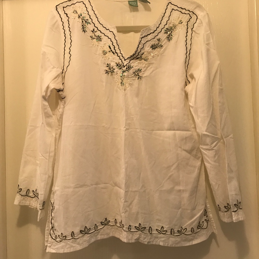 Gauze tunic