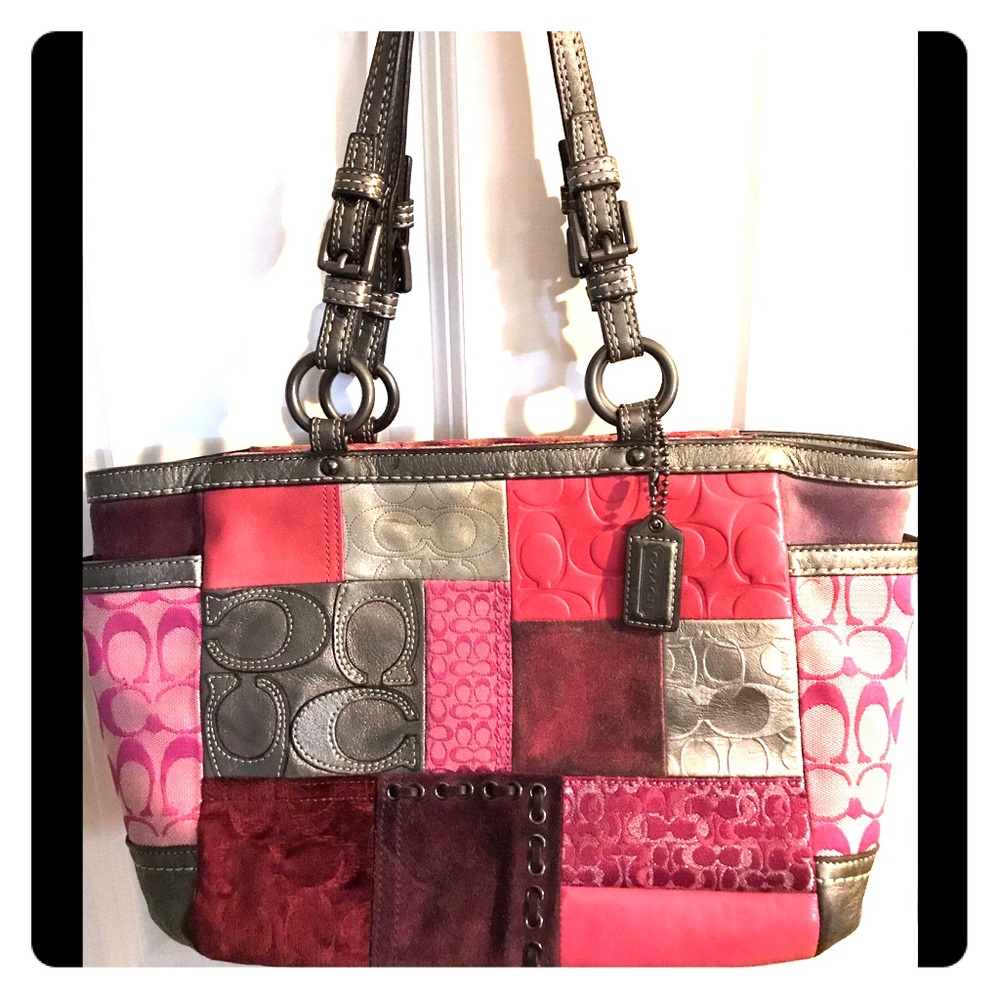 Coach double handle shoulder bag