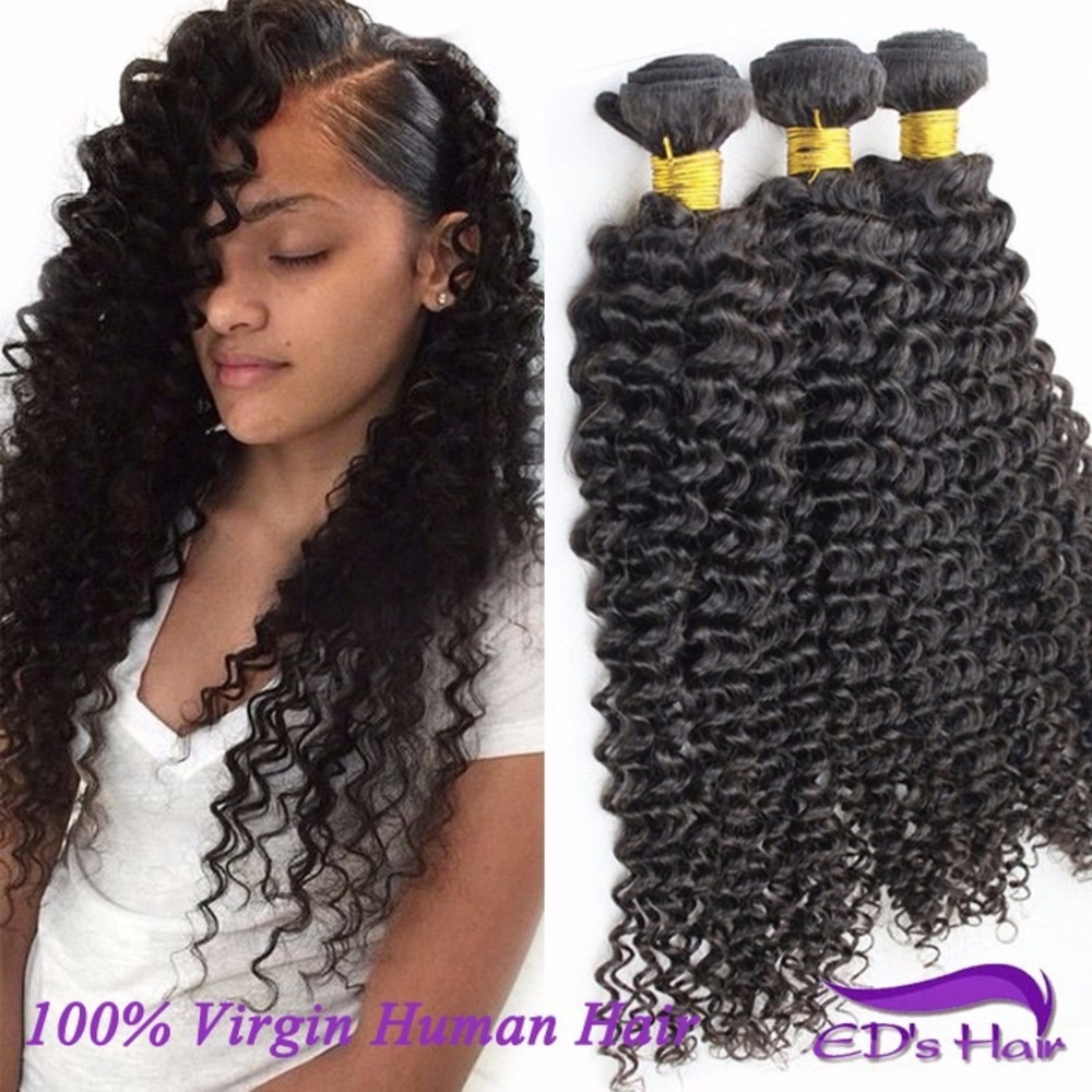 3 Bundle Brazilian Curly 16" 18" 20