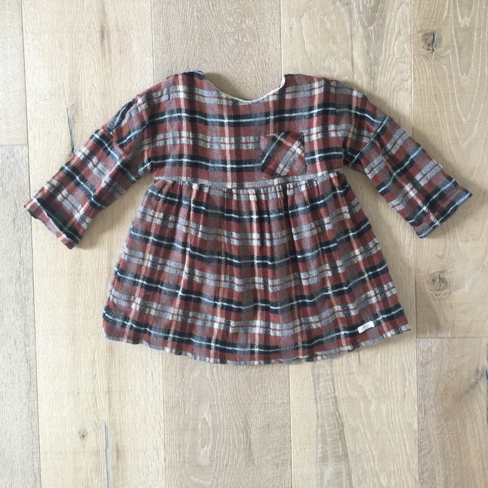 Zara Fall Plaid Dress