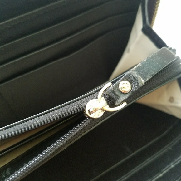 Kate Spade oxblood Quilted Zip Around Wallet - Picture 8 of 8