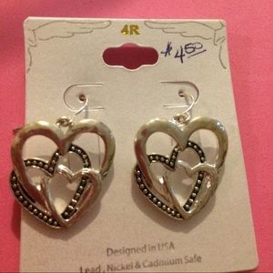 Heart earrings
