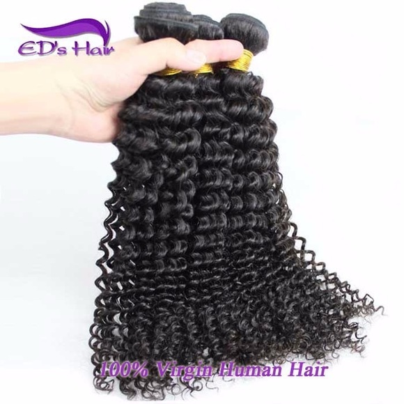 3 Bundle Brazilian Curly 16" 18" 20 - Picture 3 of 3
