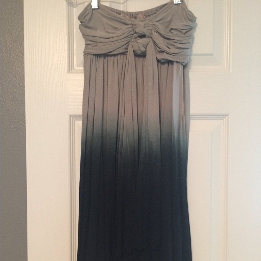 Grey and Black Ombré Dress