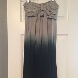 Grey and Black Ombré Dress