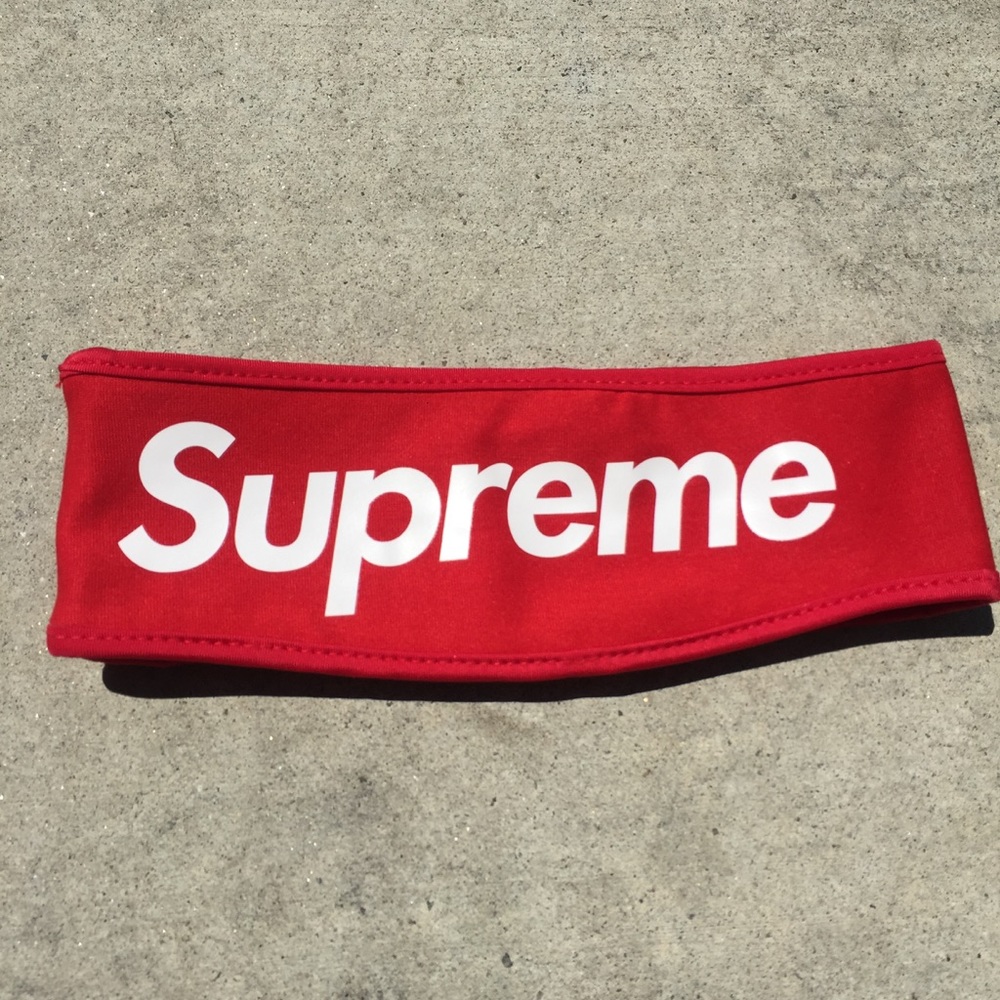 Supreme Headband box logo hoodie bape vlone