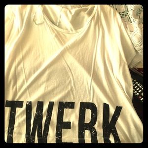 TWERK oversized shirt