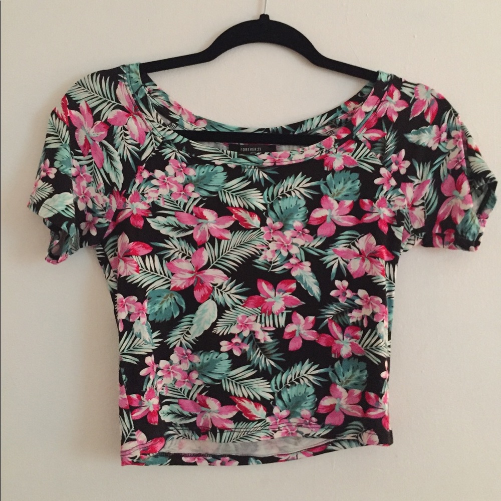 Tropical printed shirt