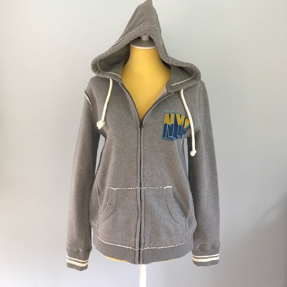 NWT distress hoodie