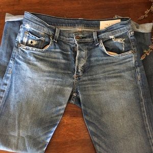 Men's fit 2 rag and bone jeans