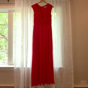 Badgley Mischka chiffon formal gown