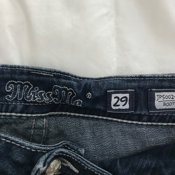 SOLD!! Miss Me Jeans 29x34! - Picture 3 of 4