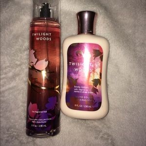 Bath & Body Works lotion and spray bundle