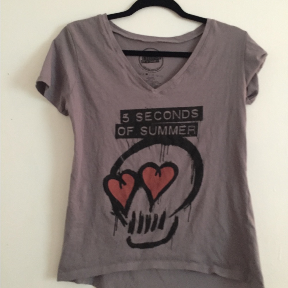 5sos band tee