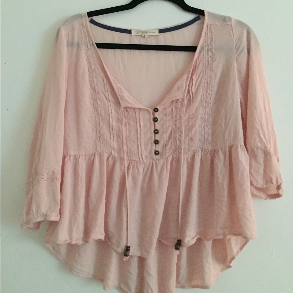 Pink blouse
