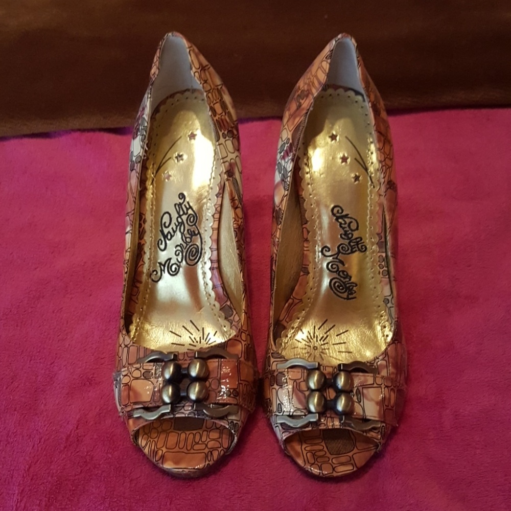 Naughty Monkey heels ... worn once