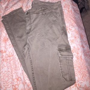 Tan hollister super skinnies