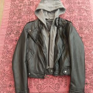 Steve Madden Black Leather Jacket