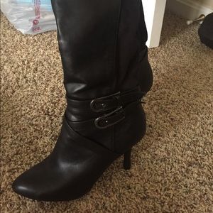 Black boots