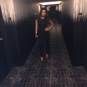Black jump suit