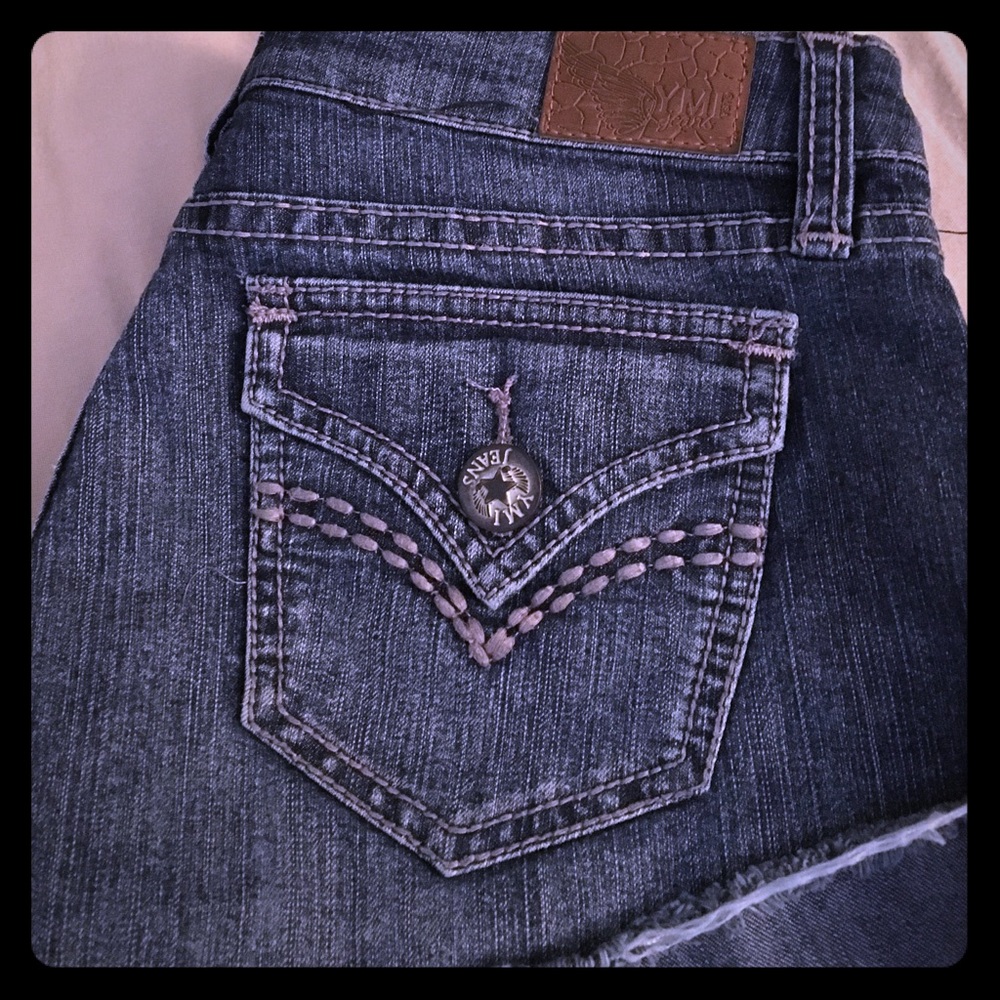 💖 Short Jeans Shorts with Detailed Pockets