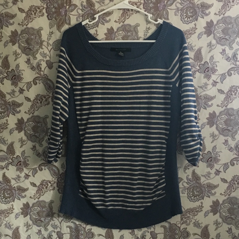 89th & Madison Blue Striped Sweater