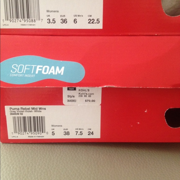 NIB Women's  PUMA soft foam shoes - Picture 8 of 8