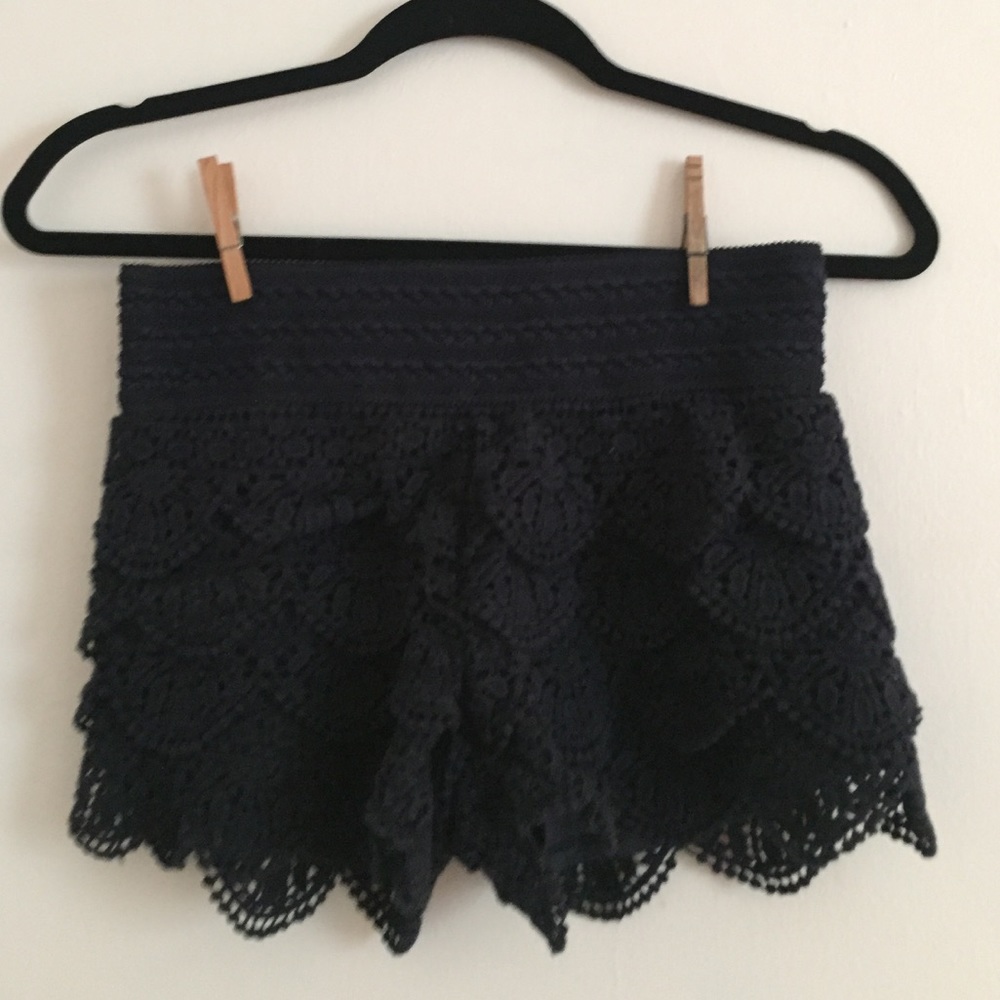 Crochet shorts
