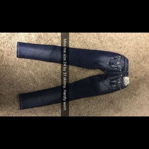 Miss me jeans size 24